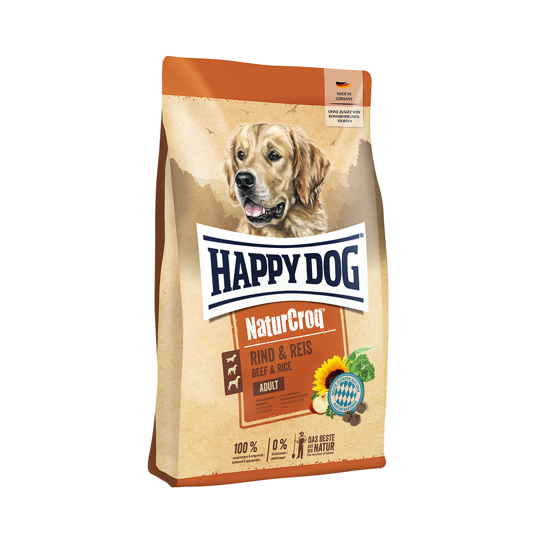 Happy Dog NaturCroq Adult Rind & Reis